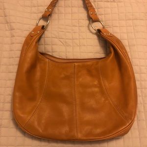 Ana leather shoulder bag